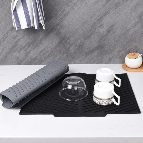Tørkematte for bestikk GRÅ Grey