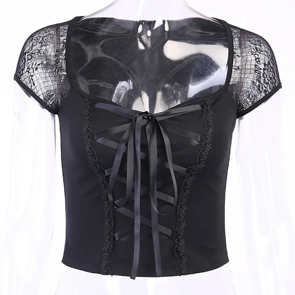 Tanktop Blonde T-shirt SORT S Black S