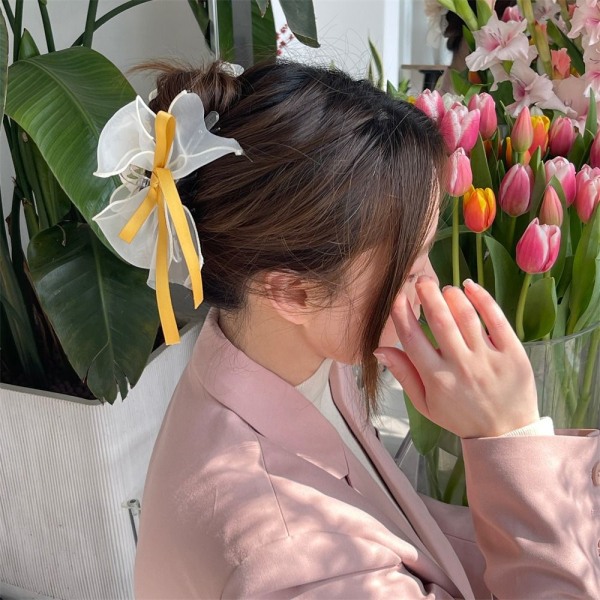 Blomsterhårklemmer Hårspenner BEIGE 2 2 beige 2-2