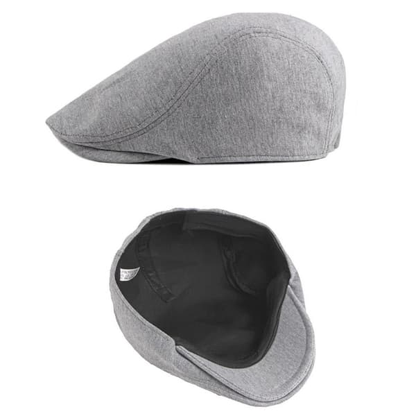 Golfhatte Herre Flat Cap VINRØD Wine Red