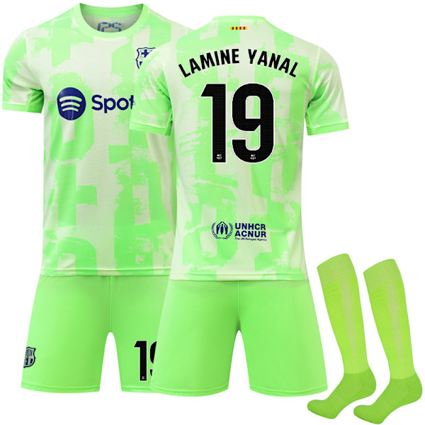 2024-2025 Barcelona Away  football shirt jersey No. 19 Yamal XS