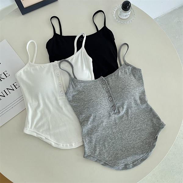 Strappy Tank Topit Hottie Sling VAALEANHARMAA light grey