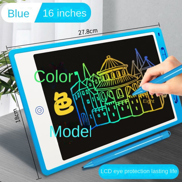 Färgritning Skrivblock Lcd Ritplatta SVART black