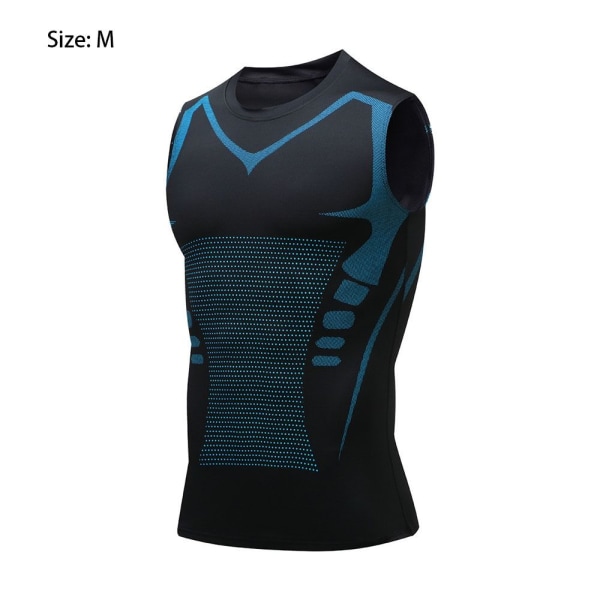 Ionic Shaping Vest Sports Skinntight Vester SVART M black M