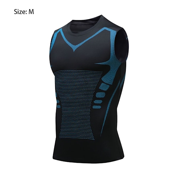 Ionic Shaping Vest Urheilullinen Ihotiiviit Liivit MUSTA M black M