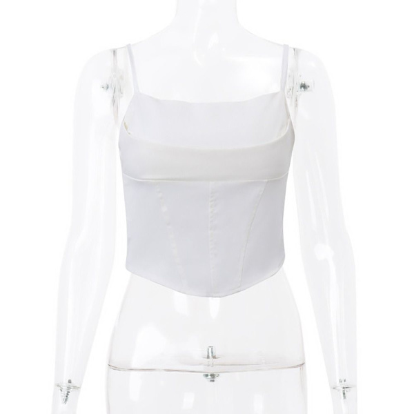 Puserot Crop Topit VALKOINEN M White M