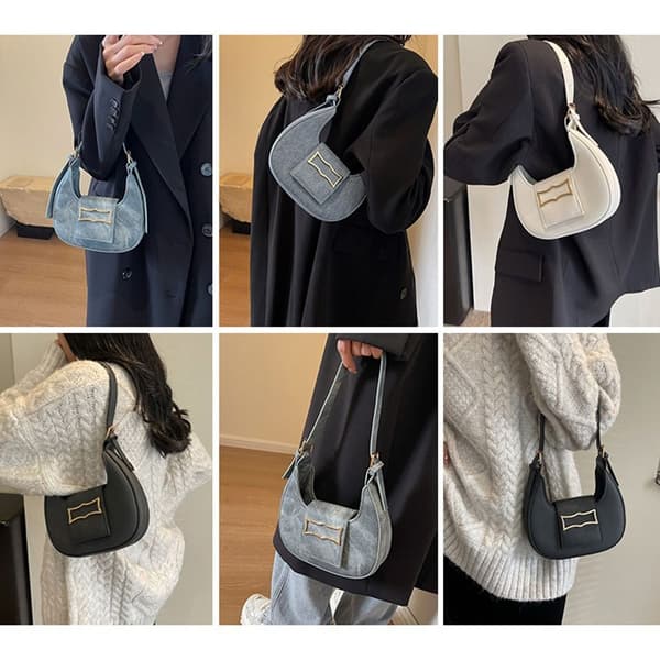 Underarmsvesker Skulderveske SVART black