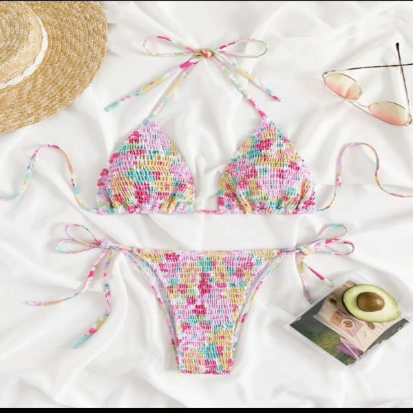 Bikini Badedragt Split Bikini PINK XS pink xs