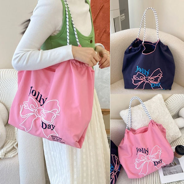 Snøre Tote Bag Shopping Bag NAVY navy