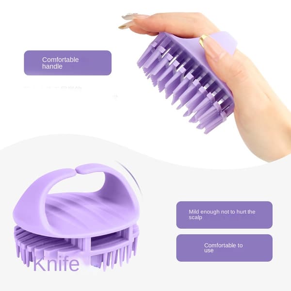 Hårbottenmassagekam Massageborste GRÖN Green