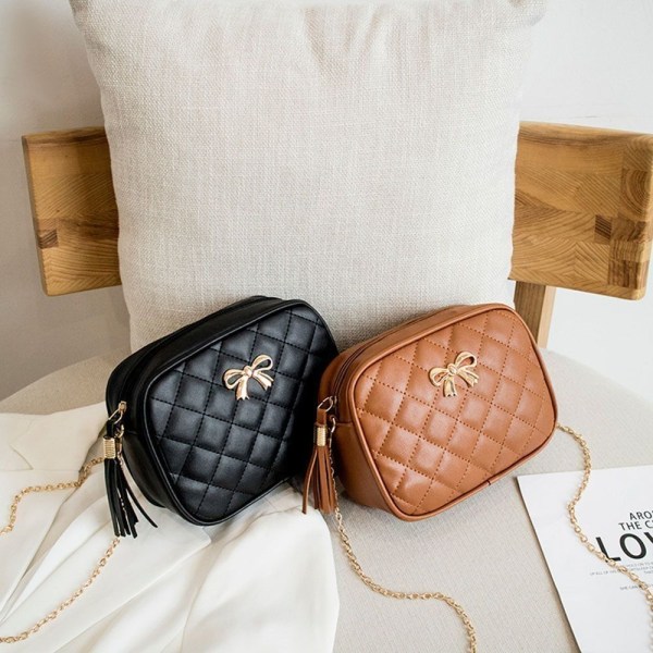 Dame Crossbody Bag Chain Håndveske ROSA pink