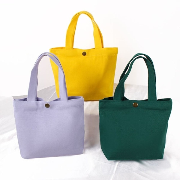 Minikäsilaukku Canvas Kangaskassi KELTAINEN M yellow M