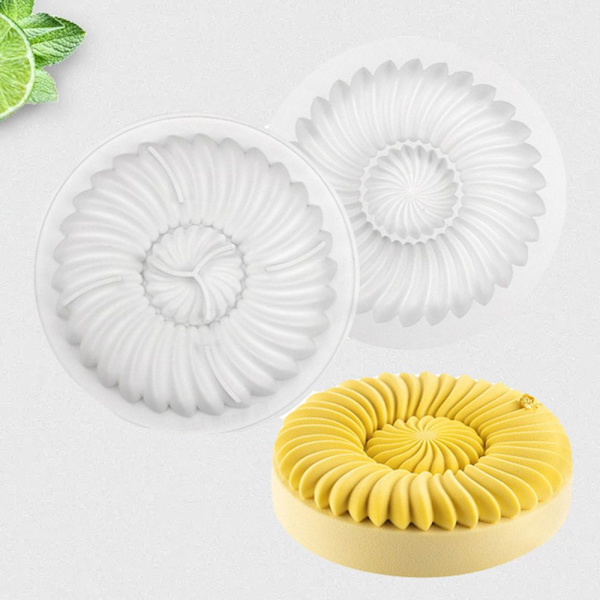 Stora 3D Crown Silikon Kakform Form Formar