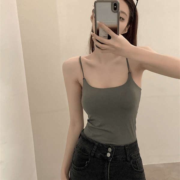 Kvinders Camisole-vest SORT Black