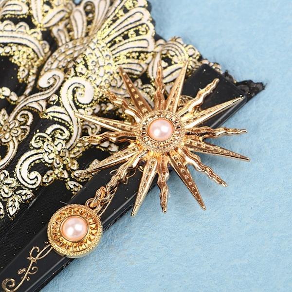 Folding Fan Court Lolita Lace Fan 7 7 7
