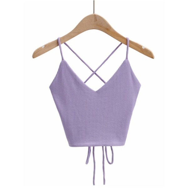 Tanktopp for kvinner, SVART Black