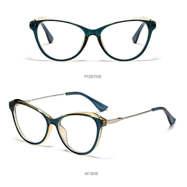 Anti-Blue Light Glasses Neliömäiset silmälasit MUSTA Black