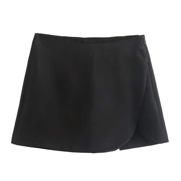 Kort nederdel Hofteløftende shorts SORT S Black S