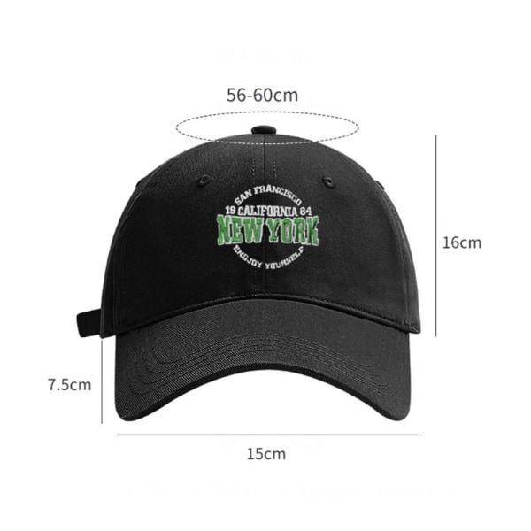 Broderi Baseball Kepsar Bomull Solmössor MARINE navy