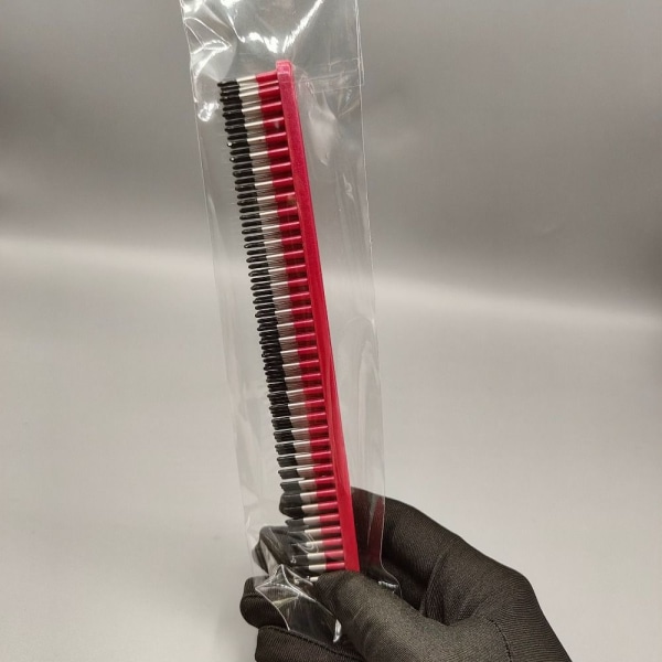 3-rads Detangling Comb Curl Defining Brush RÖD Red