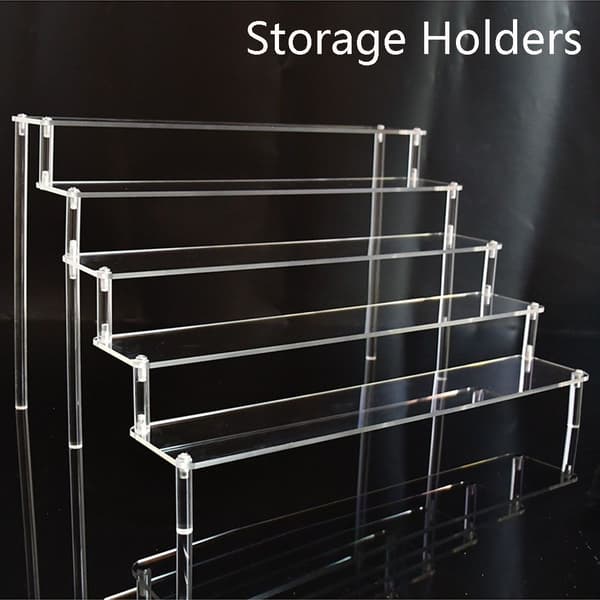 Akryl Display Stand Figur Hylde 30X10CMFIRE-LAG 30X10CMFour-layer