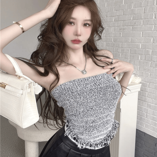 Camisole Ryggløs Vest BEIGE Beige
