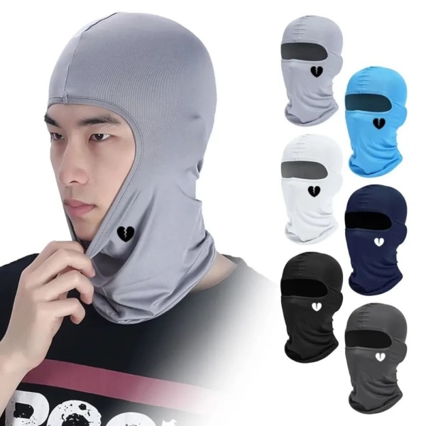 Full Face Cap Sykling Balaclava WHITE white