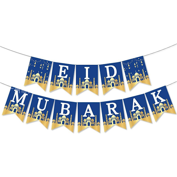 Eid Mubarak Banner Eid al-Fitr Party Ramadan Häng banderoller