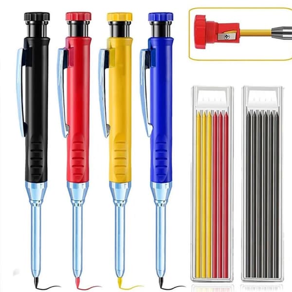 Mekanisk penna Solid snickarpenna GUL PENNA PENNA Yellow Pencil-Pencil