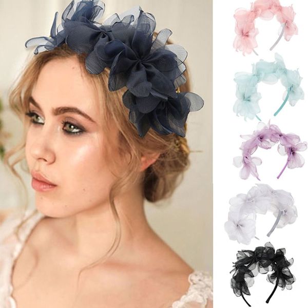 Mesh Flower -pääpanta Princess-päähine SININEN blue