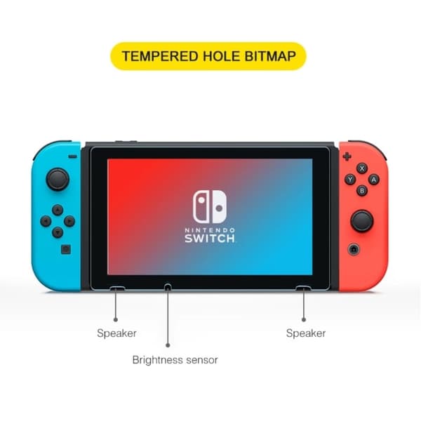 3 ST Härdat Glas Skärmskyddsfilm 3 ST FÖR SWITCH OLED 3PCS For Switch OLED
