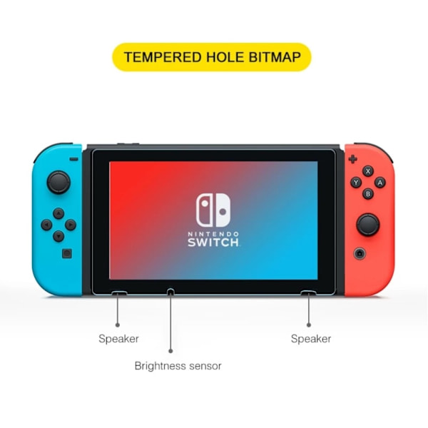 3 STK Skærmbeskyttelsesfilm af hærdet glas 3 STK TIL SWITCH OLED 3PCS For Switch OLED