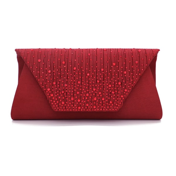 Silks Diamond Banket Taske Single Shoulder Chain Bag RØD Red