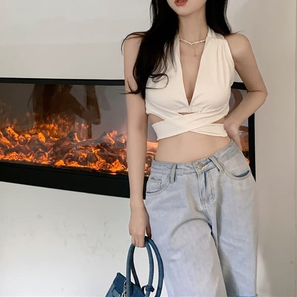 Kort top T-shirt M M