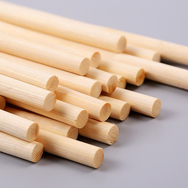25st Hardwood Dowel Stavar Träpinnar Trä Doweling Stavar 25Pcs