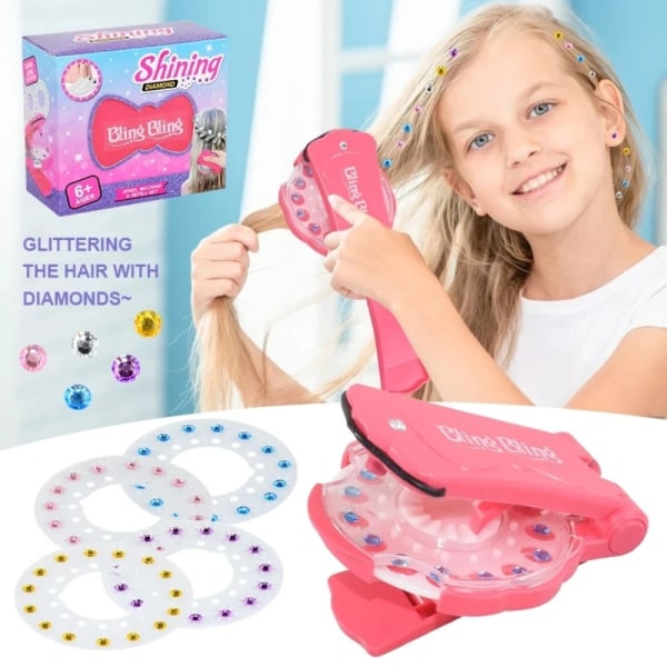Hiusten jalokivikone Prinsessatyttöjen set 1 1 1