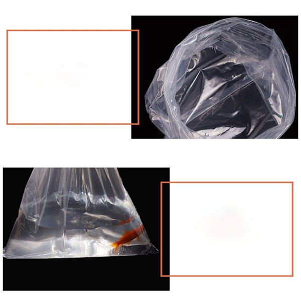 100 stycken Plastpåse Förpackningspåse 3 3 3