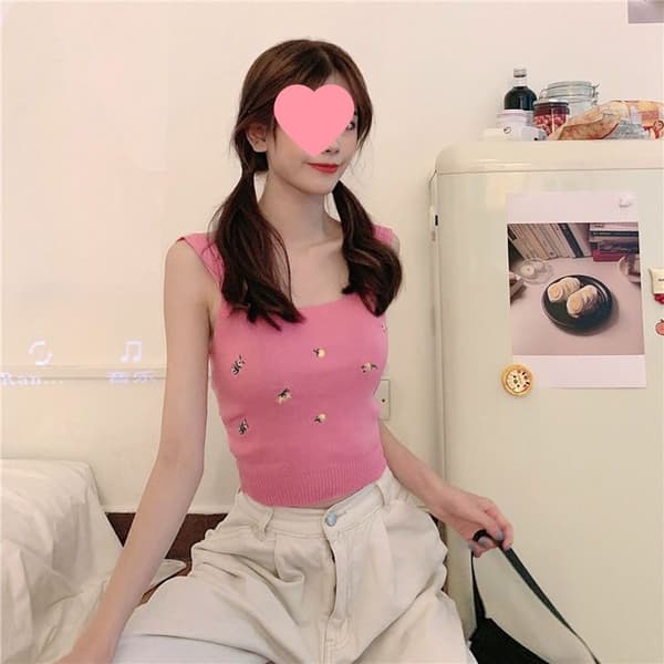 Linne Crop Top LILA Purple