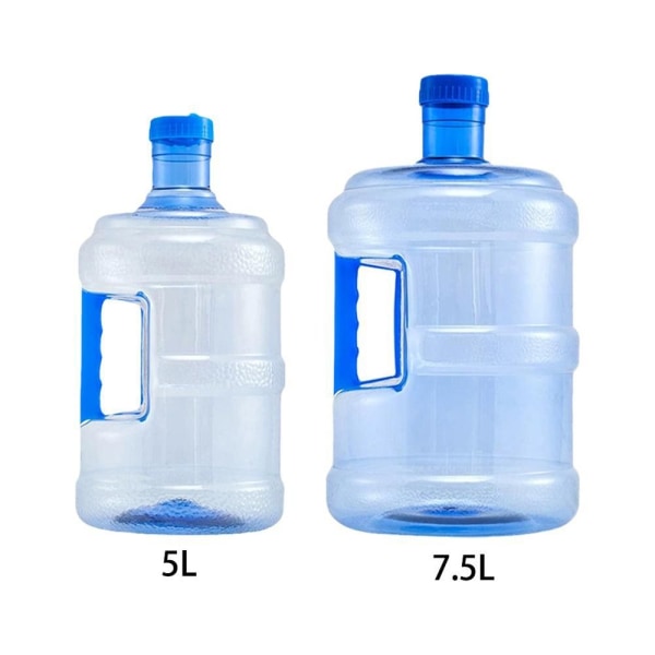 1kpl puhdasvesipullo kannu kivennäisvesisäiliö 7,5l 7,5l 7.5L