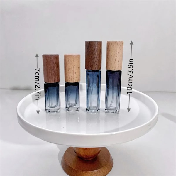 3 stk parfymeflaske kosmetikkbeholdere BLÅ 10ML BLÅ 10ML Blue 10ml