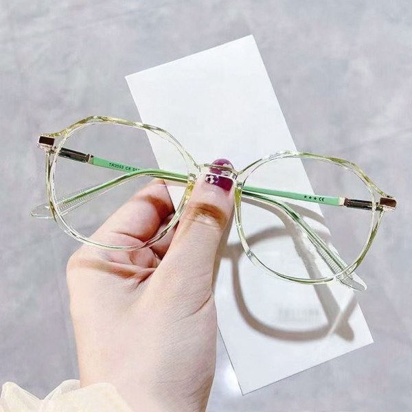 Anti-blått ljus glasögon fyrkantiga glasögon GREEN STYLE 1 STIL 1 Green Style 1-Style 1