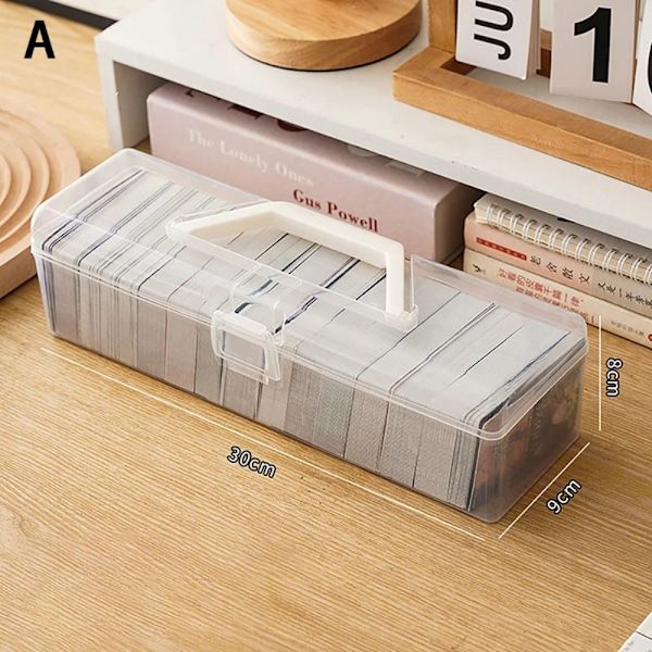 Foto Opbevaring Etui Kort Samling Box LARGE LARGE large