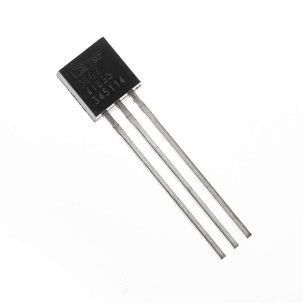 5 STK Analog temperatursensor 3-pinners digitalt termometer IC 5PCS