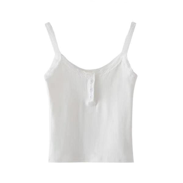 Tanktop til kvinder, Dametop, Modestrop White