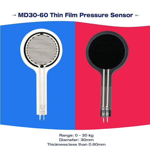 Force Sensitive Resistor Tyndfilm Tryksensor