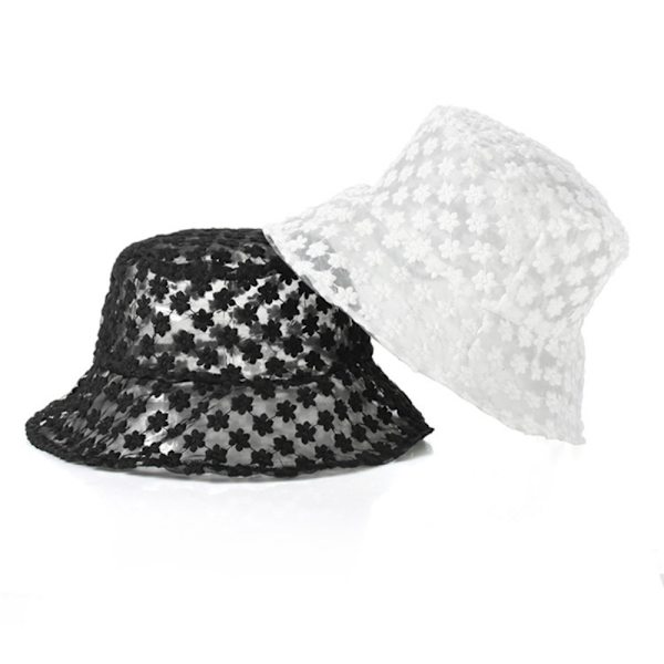 Bucket Hat Cap VIT white
