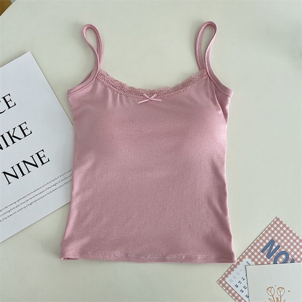 Strappy Tank Tops Hottie Sling PINK pink
