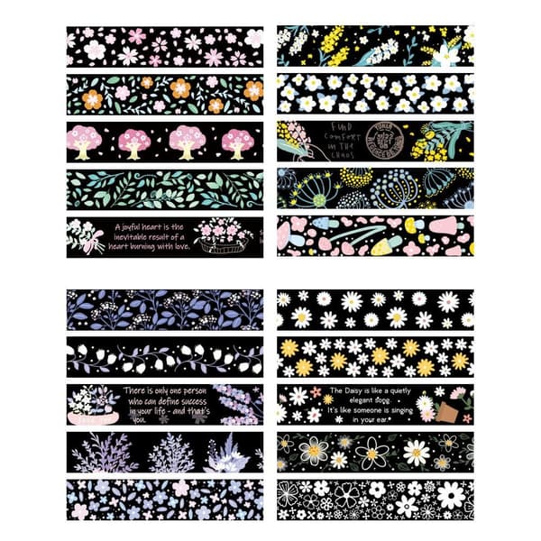 Washi-teippisetti DIY-koristeteippi D D D