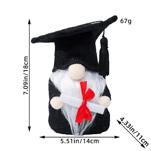 Musta Doctor Hat Doll Kasvoton Rudolf Doll NAISTEN NAISTEN Women