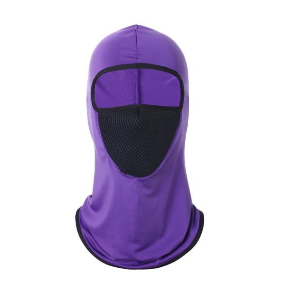 Full Face Cap Cykling Balaclava LILA Purple